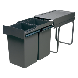 Afvalsortering volledig uittrekbaar 28 L