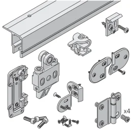 Garnituur voor 2 deuren Multifold 30W