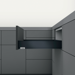 LEGRABOX BLUMOTION / TIP-ON BLUMOTION carbon zwart hoogte M
