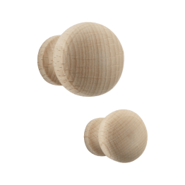 Houten knop champignon