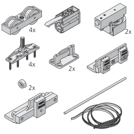 Set Symmetric 80/Z voor 2 deuren