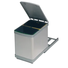 Afvalsortering inox 15 L