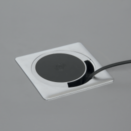 Draadloze oplader voor smartphone en kabeldoorvoer