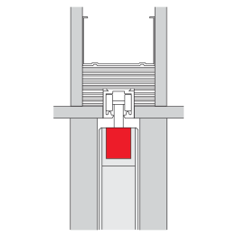 Afwerkset PURE voor schuifdeur