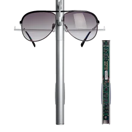 Presentatiezuil MINO grijs met afstandsbediening