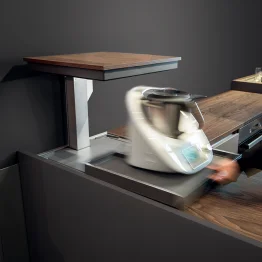 Gemotoriseerde hoekset QANTO PULL-OUT in gelijkliggend vlak