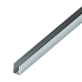 U-profiel voor glas van 8 mm