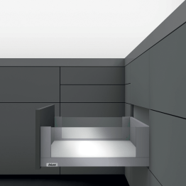 LEGRABOX free BLUMOTION / TIP-ON BLUMOTION oriongrijs mat hoogte C