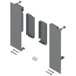 Frontbevestiging MERIVOBOX lade E binnenvoorraadlade met reling