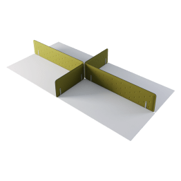 Bevestigingsset voor scheidingspaneel