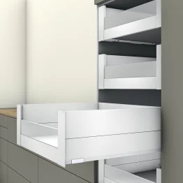 Binnenvoorraadlade E BOXCAP met half glazen ladefront (H: 209 mm)