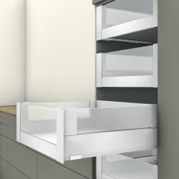 Binnenvoorraadlade E BOXCOVER met glazen ladefront (H: 209 mm)
