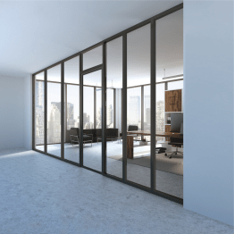 Scheidingswand met deur