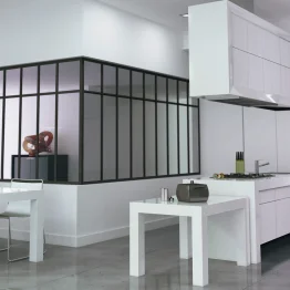 Glasstructuren interieur onder hoek