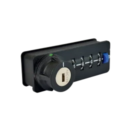 Cijferslot met haak en sleutel vrije code