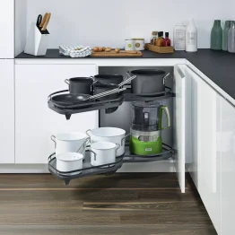 Hoekset LeMans II Arena Style plateau en reling antracietgrijs