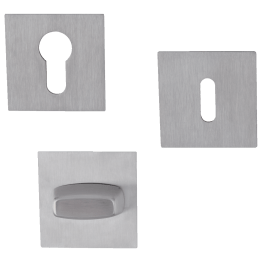 Platte rozet inox