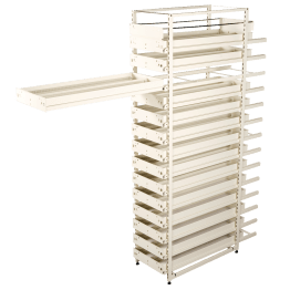 Kolomkast met 13 enkele laden en 1 dubbele lade 750 mm