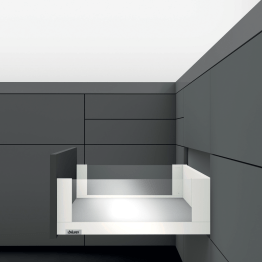 LEGRABOX free BLUMOTION / TIP-ON BLUMOTION zijdewit mat hoogte C