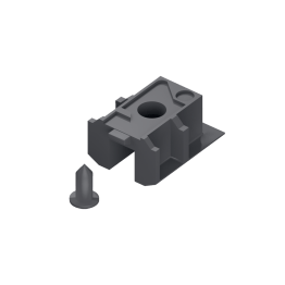 Eindkap voor bovenrail Clipo 26/36