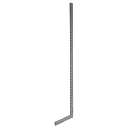 Stellijst voor rekken éénzijdig 60 x 30 mm