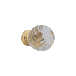 Knop gedraaide kristal