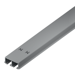 Dubbele bovenrail Clipo 36 Glas