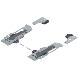 Set TIP-ON BLUMOTION eenheid en meenemer