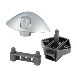 Schelpslot met drukknop