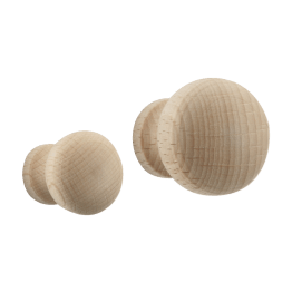 Houten knop champignon