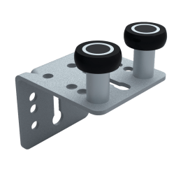 Set voor schuifdeur onder schuinte