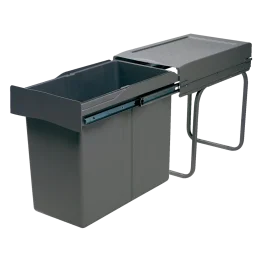 Afvalsortering volledig uittrekbaar 30 L