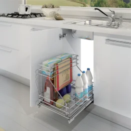 Uittrekelement voor onder spoelbak