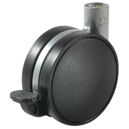 Wiel met dubbele rol en rem DISKY