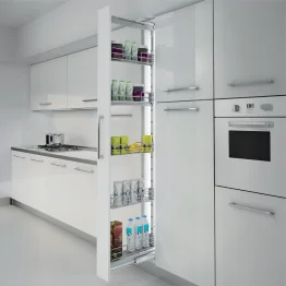 Smal uittrekelement voor kolomkast