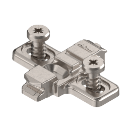 Kruismontageplaat CLIP met euroschroeven