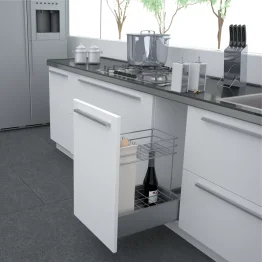 Uittrekelement voor brood en flessen