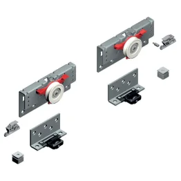 Garnituurset voor achterliggende deur PS48