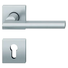 Deurkruk op vierkant rozet 1035