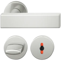 Deurkruk op ronde rozet 1003