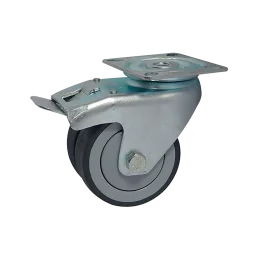 Zwenkwiel Ø50 mm op dubbele rol