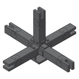 5-weg verbinding CADRO vitrine