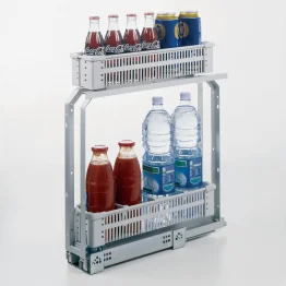 Smal uittrekelement voor flessen