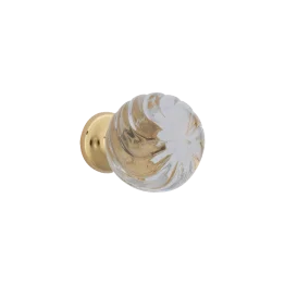 Knop gedraaide kristal