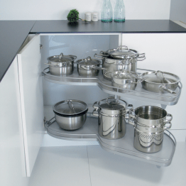 Hoekset LeMans II Arena Classic grijze bodem grijze reling