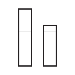 Kader voor industrieel rek YOUK diepte 200 mm