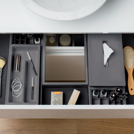Accessoirehouder voor onder wastafel
