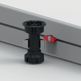 Magnetische clip voor plint