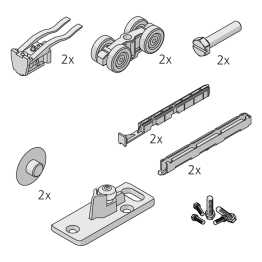 Set PORTA 60 HMD voor 1 deur