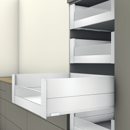 Binnenvoorraadlade E BOXCAP met half glazen ladefront (H: 209 mm)